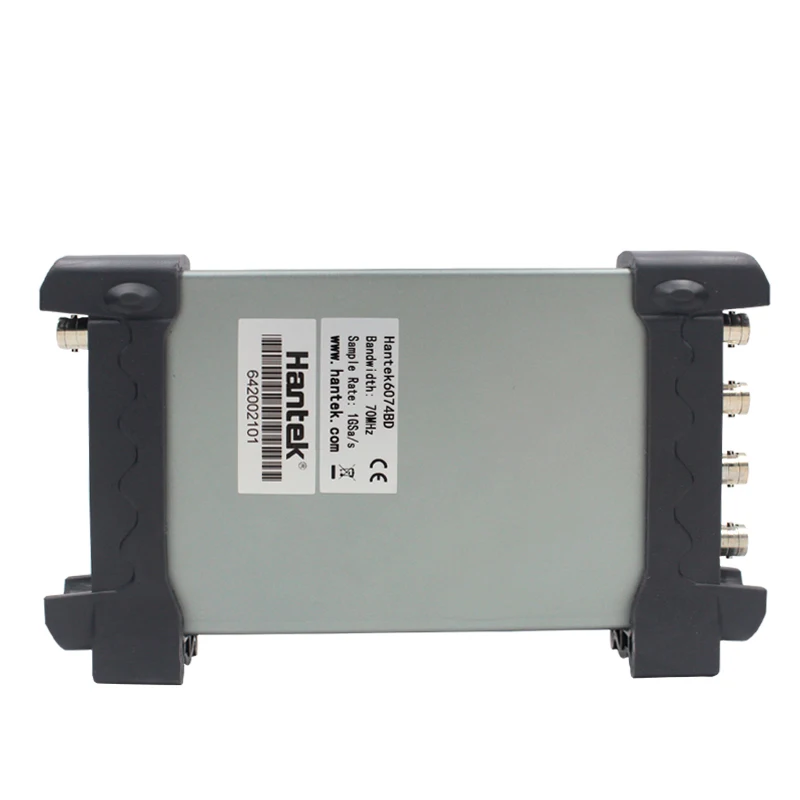 Hantek 6074BD USB осциллографы 4 канала 70 МГц Osiclloscope цифровой ПК Ручной Osciloscopio+ 25 МГц генератор сигналов