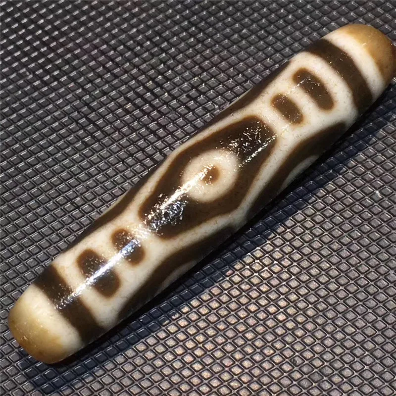 

200114-2 Baojiang Old Mineral Dragon Eyes Beads Natural Agate Material Tibetan Amulet Collectible Fine Beads