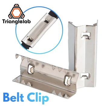 

Trianglelab Belt Clip Lock For 2GT Belt Timing Belt 6MM 9MM Belt Clamp Crimp Style 3D Printer Accessories