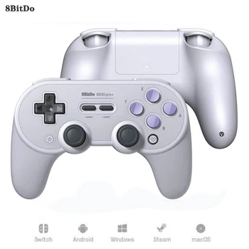 

WUIYBN New 8Bitdo Sn30 Pro+ Gamepad Joystick Wireless Bluetooth Game Controller For Nintendo Switch PC macOS Android