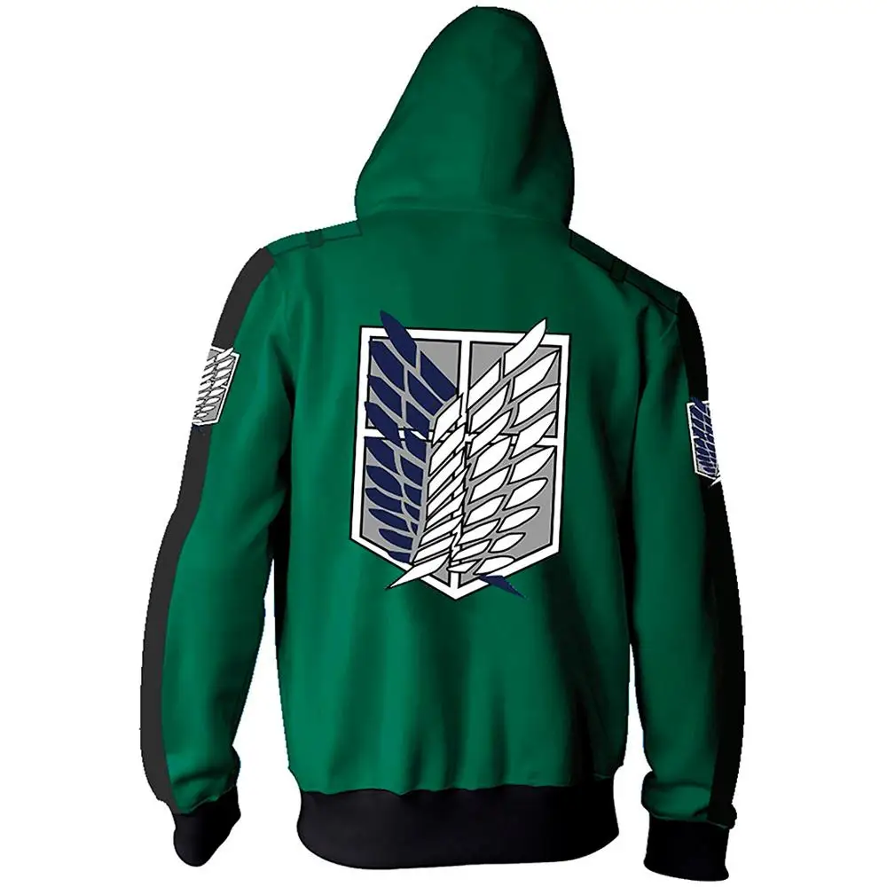 Аниме shingeki no kyojin Косплей Костюм атака на Титанов толстовки плащ для мужчин и женщин куртка пальто без Tsubasa 3D толстовки с принтом
