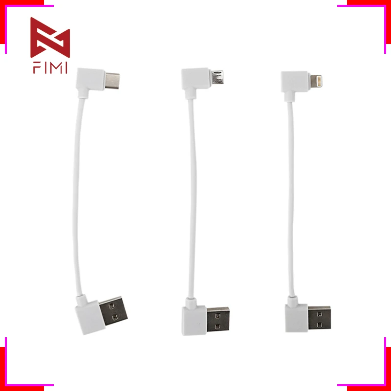 X8SE RC Drone Original USB Cable FIMI X8SE Camera Drones Remote Control Smarphone Line USB Type