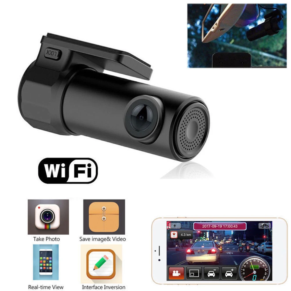  360 grad Auto DVR Kamera Mini G-sensor Typ Dash Cam Fahren Recorder WIFI Nachtsicht Video Recorder