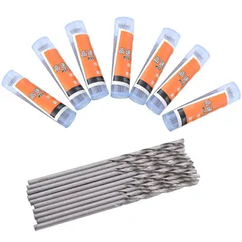 

Pro 10pcs 0.5-2.5mm Micro HSS Straight Shank Twist Drill Bits Set Kit