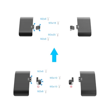 

1 Set Aluminum Alloy Wheel Fenders Accessories Protect Parts for DJI RoboMaster S1 LHB99