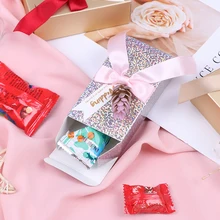 Свадебные подарки на заказ, Подарочная коробка для гостей, 1 шт., коробки для конфет, уникальный персонализированный контейнер для шоколада