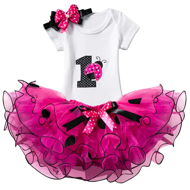 ladybug first birthday outfit