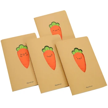 

Free shipping10packs/lot Creative Cartoon Diary Planner Carrot Stitching A5 Notepad Pages Stationery Agenda Planner Notebook