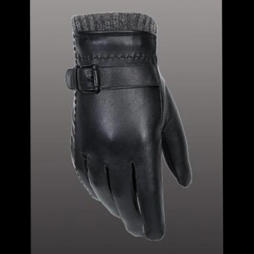 Womail модные зимние перчатки с сенсорным экраном полный палец зимний теплый непродуваемый перчатки стиль велосипедные кожаные перчатки мужские
