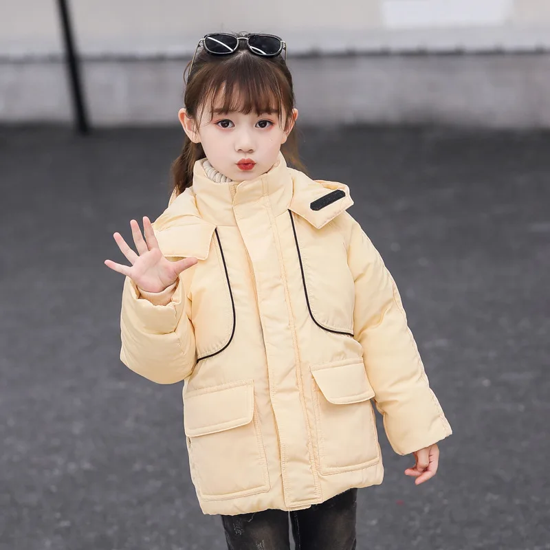 

Winter Jackets Girls Snowsuit 2019 New Children Padded Girl Coat Boys Winter Jacket Kids Warm Thickening Hooded Down Coats