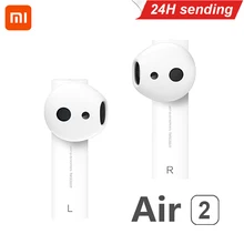 Xiaomi Air TWS Bluetooth гарнитура 2 Airdots pro 2 Xiaomi Smart Голосовое управление LHDC HD звук динамический кран управление ENC