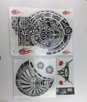 

3Pcs Environmental Waterproof Disposable personalized Tattoo Waterproof Tattoo Stickers Big Disposable Tatoo Stickers