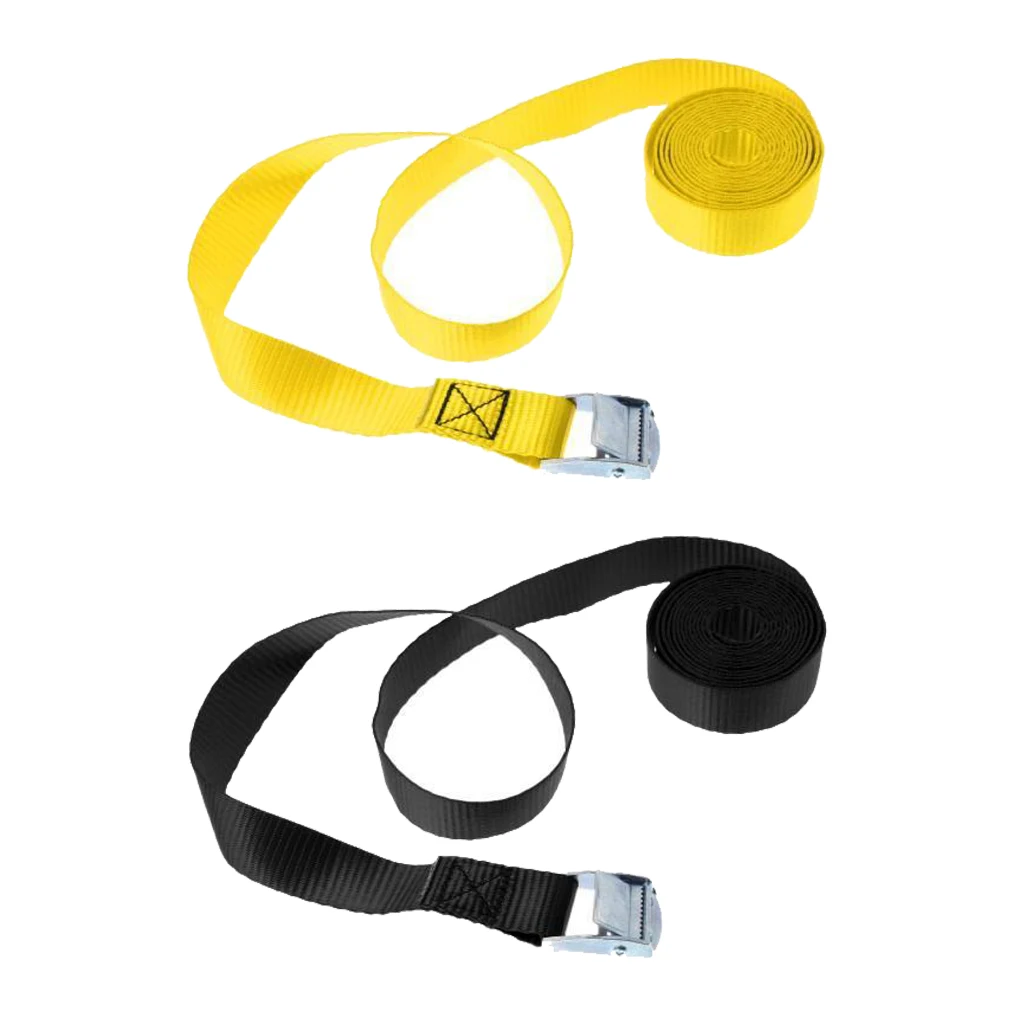 Pack of 2, Surfboard Kayak SUP Surf Rack Tie Down Straps 10 Feet