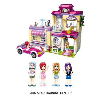 

Qman Colorful Stage Model Block Toys Brick Girl Series Building Blocks 2007