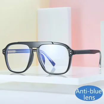 

2020 Fashion Anti-blue Lens Men Glasses Insert Core Leg Mens Frames TR90 Super Light Women Eyeglasses Optical Eyewear