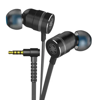 

In-ear Earbuds Wired Earphone With MIC, 3.5mm Mega Bass Noise Reduction L-Shape Plug Gaming Headset