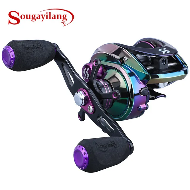 $US $26.35 Sougayilang 6.3:1 High Speed Baitcasting Reel 9+1BB 190g Multicolor Casting Fishing Reel Max Drag P