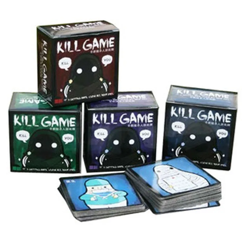 Мини-игра для милых убийц, игра для уничтожения, карточная игра, настольная карточная игра, оборотень, убить темную, пожалуйста, закрытые глаза