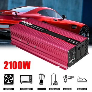 

Auto Inverter Car Inverter Portable Solar Power Inverter LED Vehicle Modified Sine Wave 2100W Peak High Performance