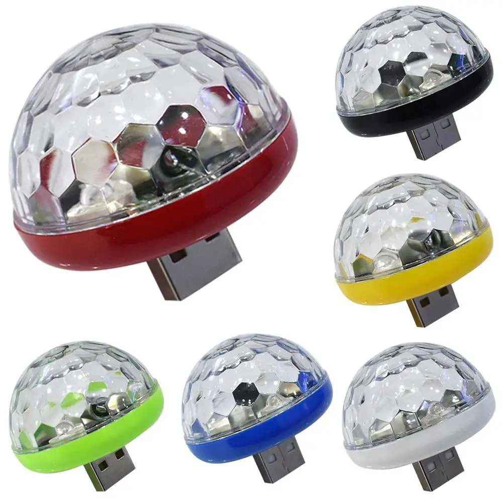 Mini 3 Colors USB Voice Control LED Stage Light Car Home Party Club DJ Lamp Car Interior Accessories Mini 3 Colors USB Voice Control LED Stage Light Car Home Party Club DJ Lamp Car Interior Accessories