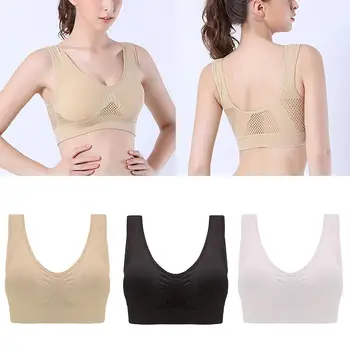 

Solid Color Breathable Women Seamless Fitness Lace Bra Tops Underwear Ladies Bras
