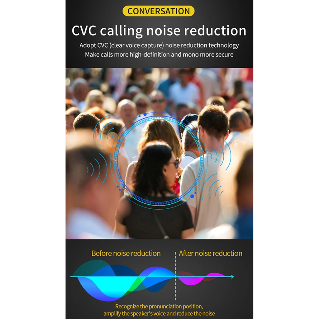 TWS Wireless Bluetooth 5.0 Smart Fingerprint Touch Earbuds With Mic Noise Cancelling Sports Headphone Headset With Charging Box TWS Wireless Bluetooth 5.0 Smart Fingerprint Touch Earbuds With Mic Noise Cancelling Sports Headphone Headset With Charging Box