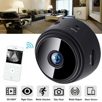 

Mini Hidden Camera Rechargeable Safety Camcorder With 16/32/64/128G TF Card Mini Hidden Camera WIFI Camera