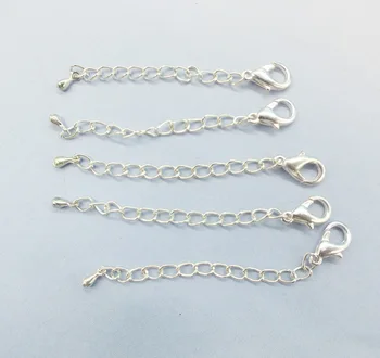 

Free shipping !!! 500Pcs/lot 7cm Antique Bronze Necklace Bracelet End Connector Link Extender Chain lobster clasp