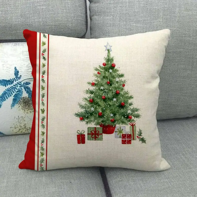 Рождественское украшение диванная Подушка наволочка рождественские украшения для дома Декор подарок Kerst Decoratie