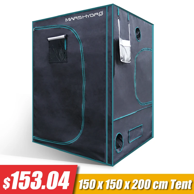 90x60x135CM Hydroponic Water-Resistant Mylar Indoor Grow Tent Non-toxic Room Box