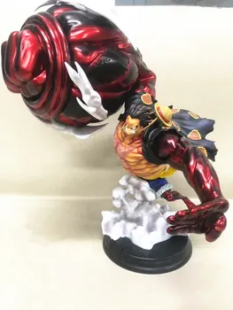 

[Funny] Large size 39cm One Piece Gear 4 Luffy PVC Action Figure Monkey D Luffy statue Collectible Model home decoration gift