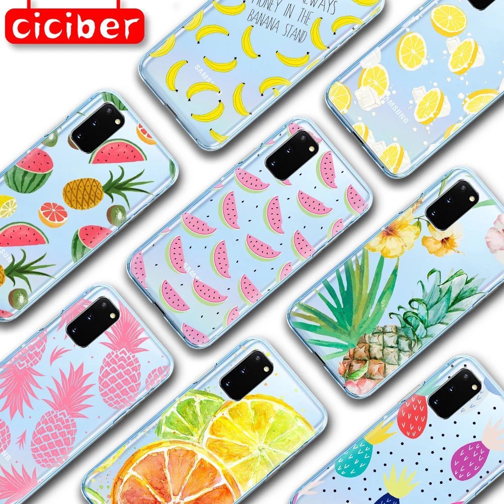 Мягкий чехол из ТПУ для телефона Samsung Galaxy S10 S9 S8 Plus S10e S20 Ultra A50 A51 A71 A70 A20e A10 A40 с