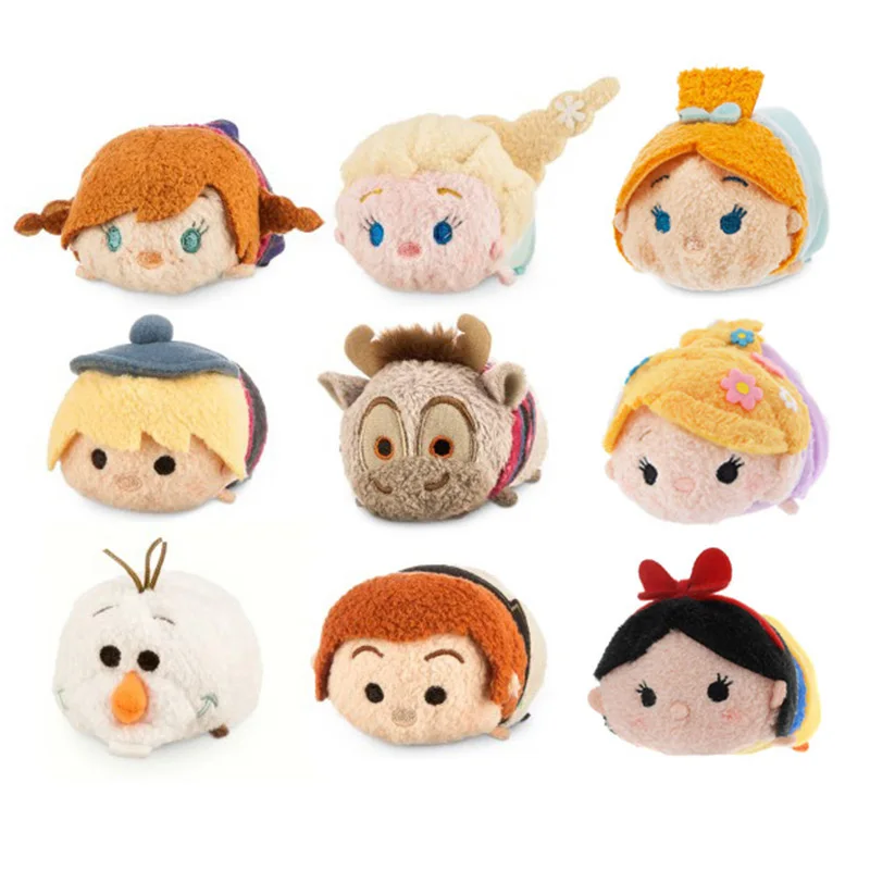 Disney Tsum Tsum Frozen Elsa Anna Queen Plush Toys Dolls Snow