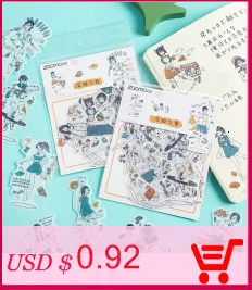 Креативная декоративная наклейка Kawaii s paper Sticky Note, милый подарок для девочки, стационарная наклейка для ручного счета, школьные принадлежности, 06544