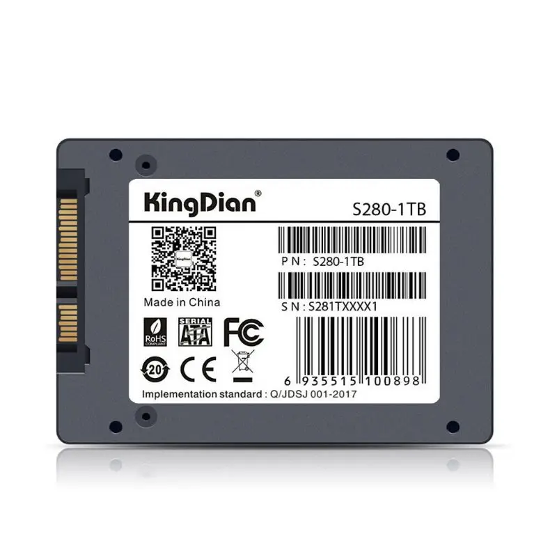 KingDian 2," Внутренний Настольный жесткий диск высокоскоростной твердотельный диск SATA3 - Цвет: 1TB