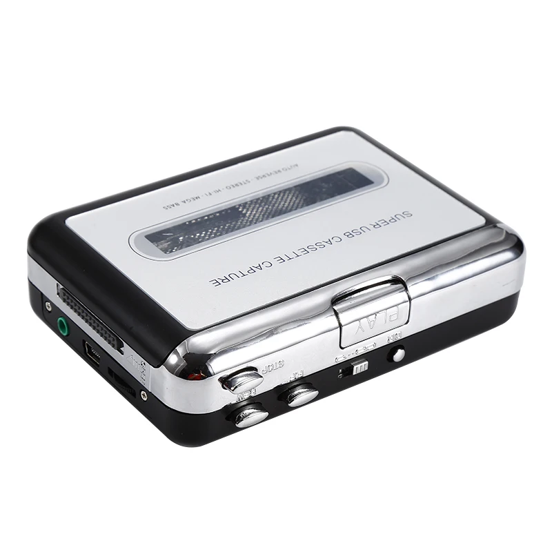 USB Cassette Converter Cassette Tape to MP3/WAV Digital Audio Music Player Rechargable Recorders & Players coverters