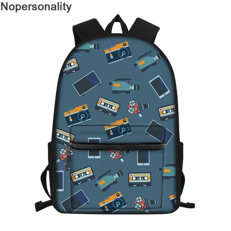 Nopersonality индивидуальные многофункциональные Рюкзаки Мультфильм Школьные сумки для книг для женщин и мужчин повседневный большой дорожный рюкзак Mochilas