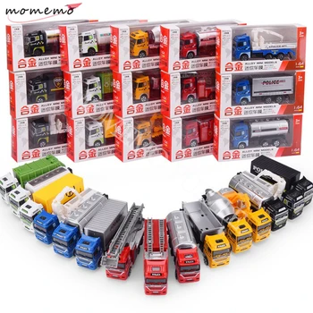 

MOMEMO Multi-style Fire Engines Car Model with Inertia Toy Engineering Vehicle Car Alloy Diecast Car Toy Cars for Boys Nice Gift