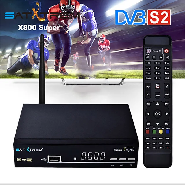 x800 super add wifi SATXTREM X800 супер ТВ-тюнер DVB S2 спутниковый декодер Clines Europe Cline для 1 года IP tv Receptor DVB-S2 Full HD Wifi приемник - Цвет: x800 super add wifi
