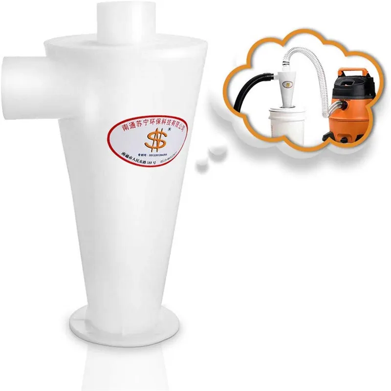 

2022 Cyclone Dust Collector Separator Filter Vacuums Cleaners Filter Tool for Vacuums Plastic Powder Dust Extractors Separator