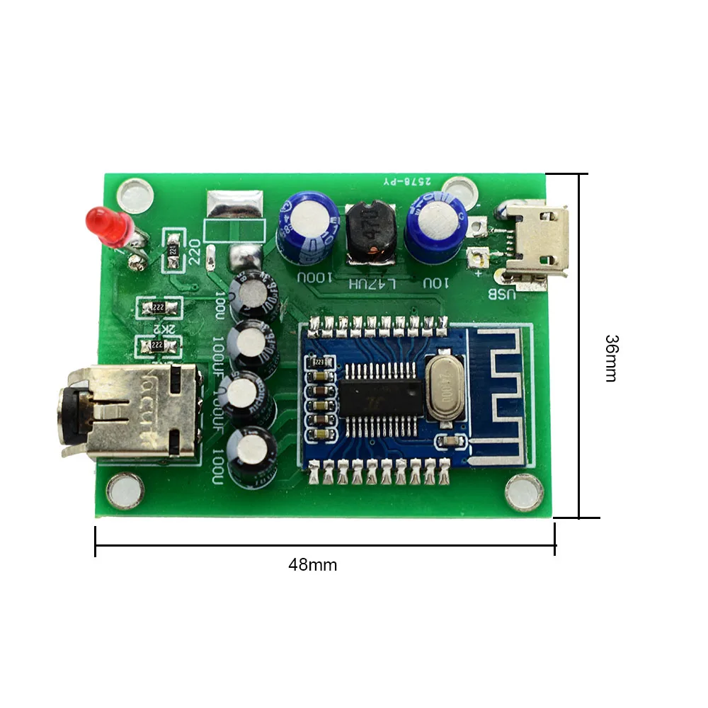 Lusya HIFI Bluetooth 4,2 аудио приемник декодер ЦАП для усилителя G12-006