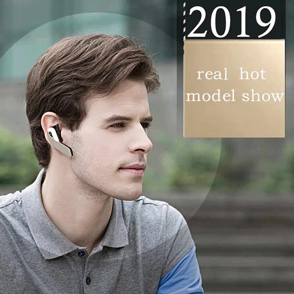 Bluetooth гарнитура, бизнес мини, бесплатные одиночные наушники, накладные, стерео, беспроводная гарнитура, свободные руки, наушники для телефона