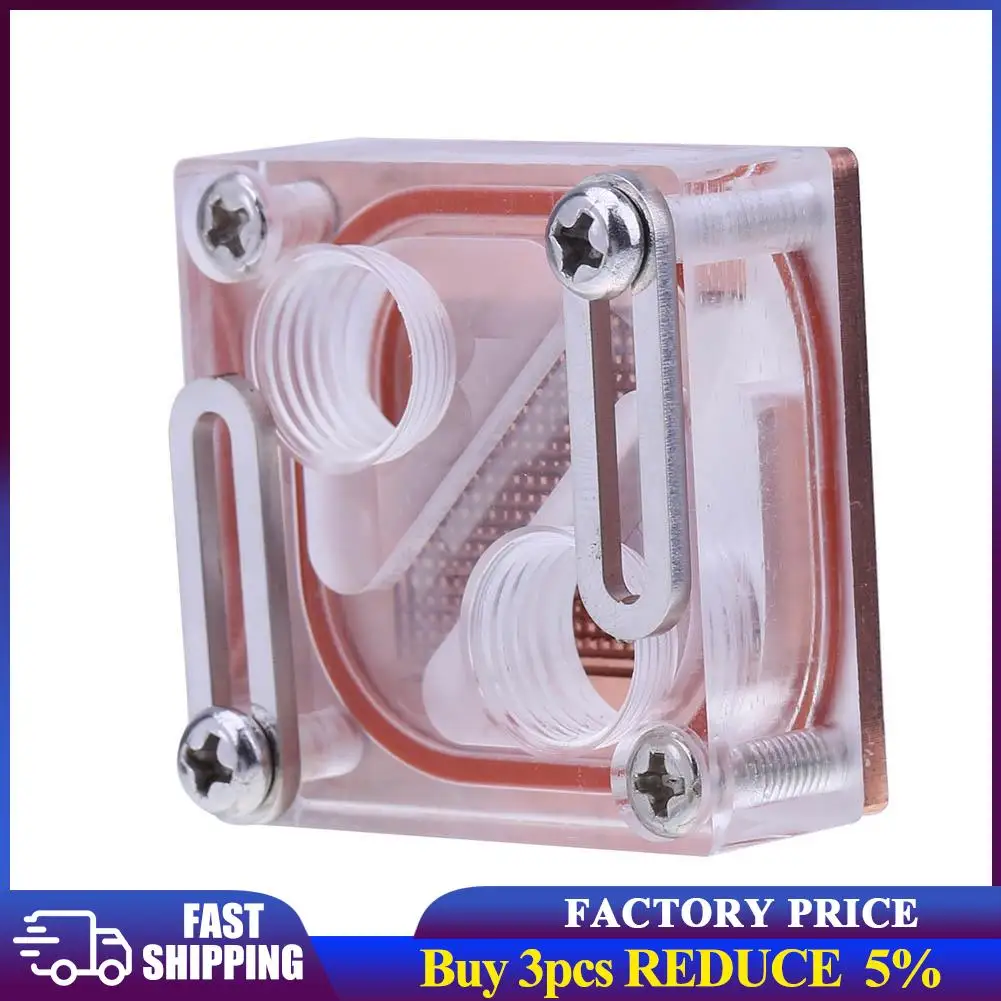 Generic Chipset Waterblock Computer Water Cooling Acrylic Transparent