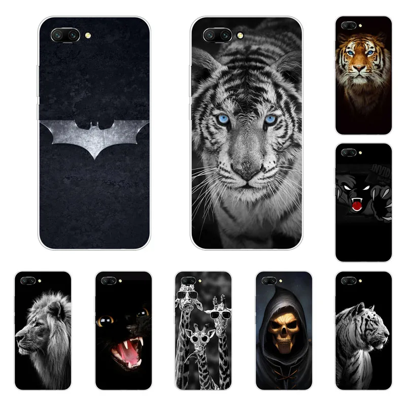 Huawei honor 10 lite Case Silicon Fierce animals Painting Soft TPU Back Cover for view 10i Phone bags |