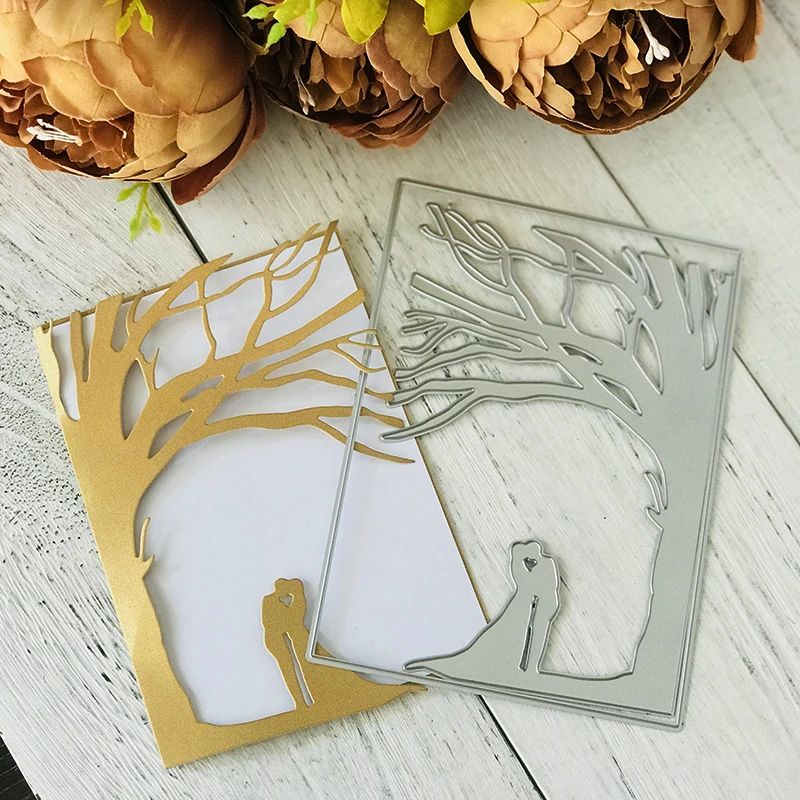  2019 New Wedding Invitation Dies Couple Metal Cutting Dies Craft Die Cut for Card Making Scrapbooki - 4.00006E+12