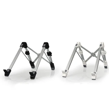 

Laptop Stand Portable Folding Angle Adjustable Notebook Aluminum Bracket Cooling Bracket for 11-15.6 Inches