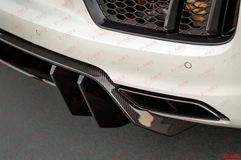 

Z-ART carbon fiber rear diffuser for Audi R8 20016-2019 carbon fiber rear low spoiler for Audi R8 V8 V10 carbon fiber rear chin
