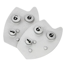 1pcs Rubber Button Pad Remote Car Accessories Car Key Pad for Citroen Xsara C5 Replacement 3 Buttons Key Mat Key Shell Case