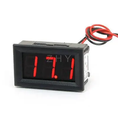 Панель установленный DC 15-80V Напряжение 1,5" 3-цифровой светодиодный вольтметр