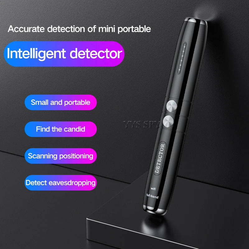 Anti-Candid Camera Detector Pen Rf Infrared Wifi Hidden Camcorder Finder Anti Spy Gear Bug Audio Gadgets Tracker Radio Scanner